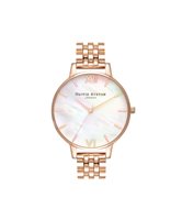 Montre Olivia Burton Femme Mother Of Pearl Bracelet in Acier OB16MOP03 - OB16MOP03